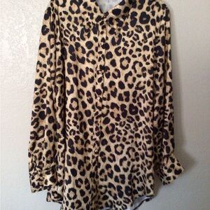 Leopard Print Blouse
